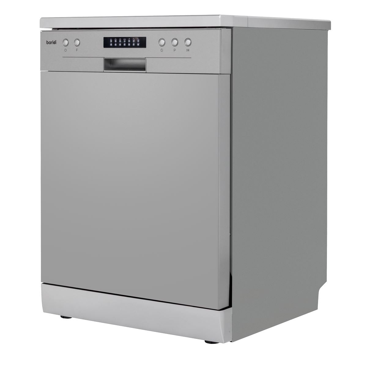 Baridi Freestanding Dishwasher 60cm Wide 13 Place Settings - Silver DH280