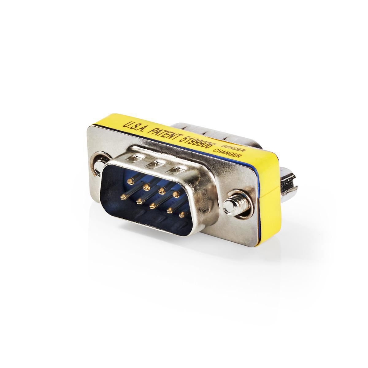 Nedis D-Sub Coupler D-Sub 9-Pin Male to D-Sub 9-Pin Male Metal CCGP52811ME