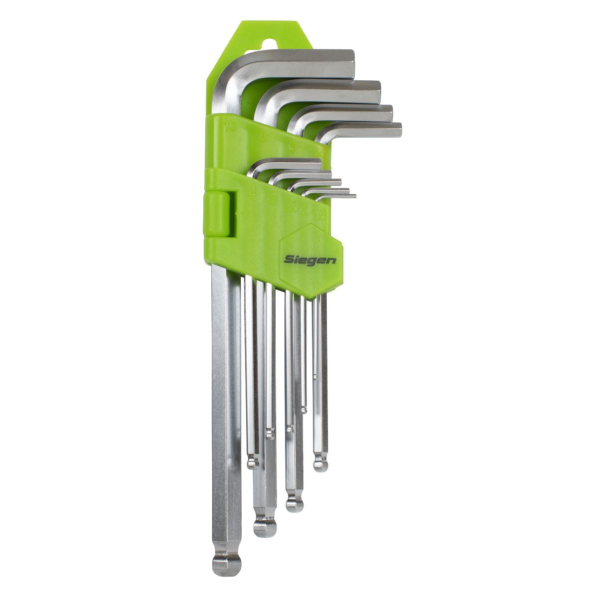 Sealey Hey Key Set Ball-End Long 9pc - Metric S01260