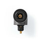 TosLink AdapterTosLink FemaleTosLink MaleAngled 90°AluminiumGunmetal1pcsBox - CATB25920GY
