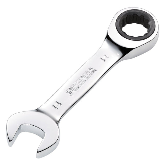 Draper 14mm Stubby Ratcheting Spanner 8230MMS - 27895