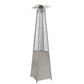 Dellonda Pyramid Gas Patio Heater 13kW Commercial/Garden Use, Stainless Steel DG99