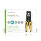 Nedis Compression Tool BNC RCA and F-connectors RG58 RG59 RG6 Softgrip Hardened - CSGG49540YE