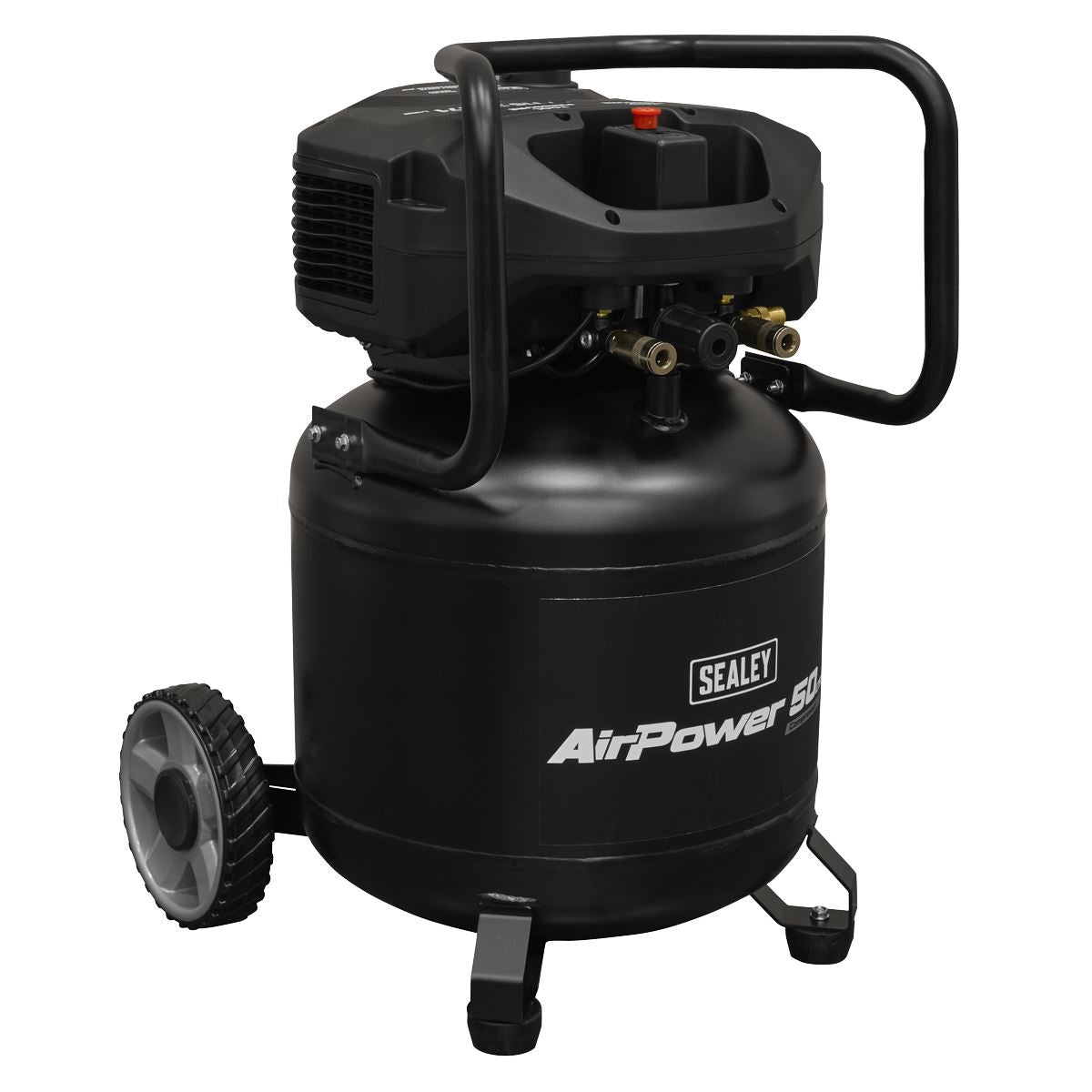 Sealey 50L Oil Free Belt Drive Vertical Compressor 2hp SAC50V