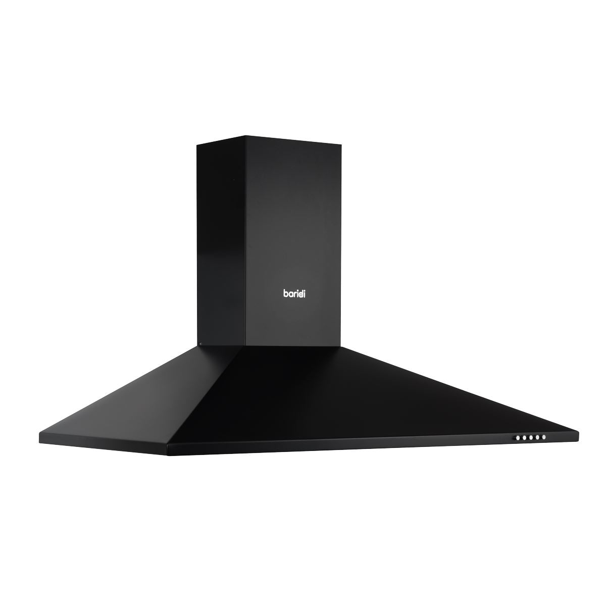 Baridi Cooker Hood, Chimney Style with Carbon Filters 90cm - Black DH59