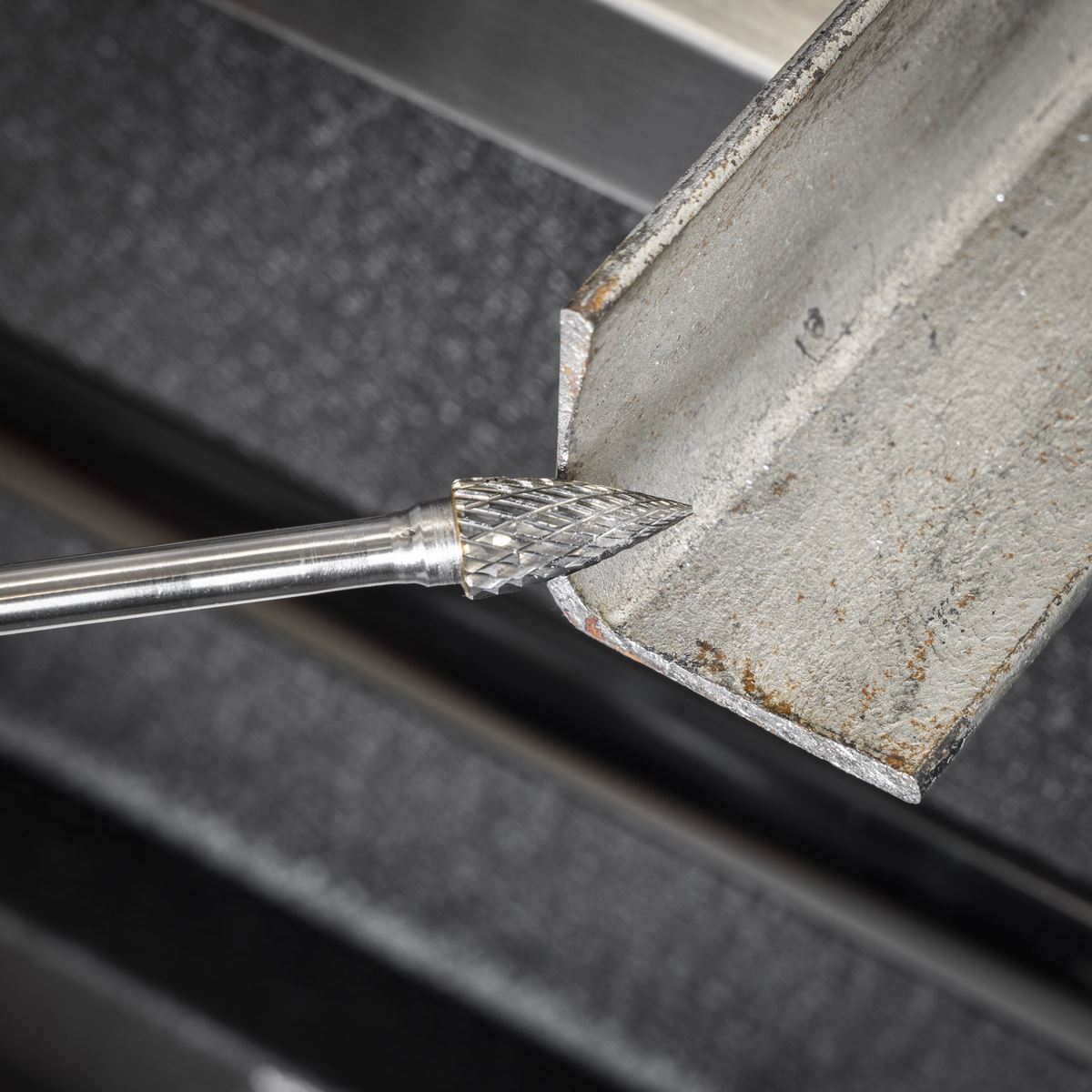 Sealey Tungsten Carbide Rotary Burr Extra-Long Arc Pointed Nose 10mm SDB03XL