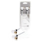 Konig Coax cable 100 dB coax male angled to female angled 5m white - CSBW40010WT50