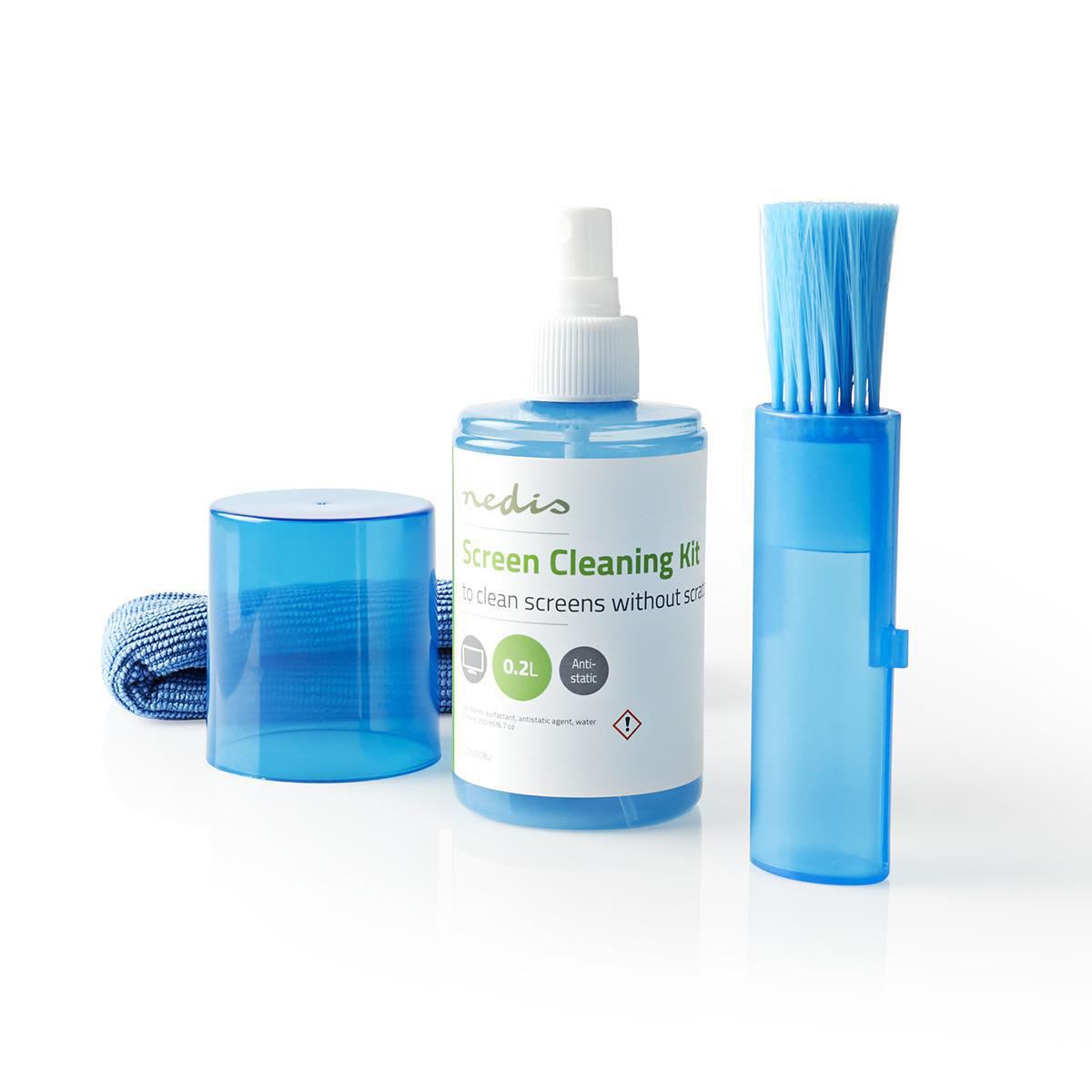 Nedis Screen Cleaner Kit TV Smartphone Tablet 200ml CLSN120BU