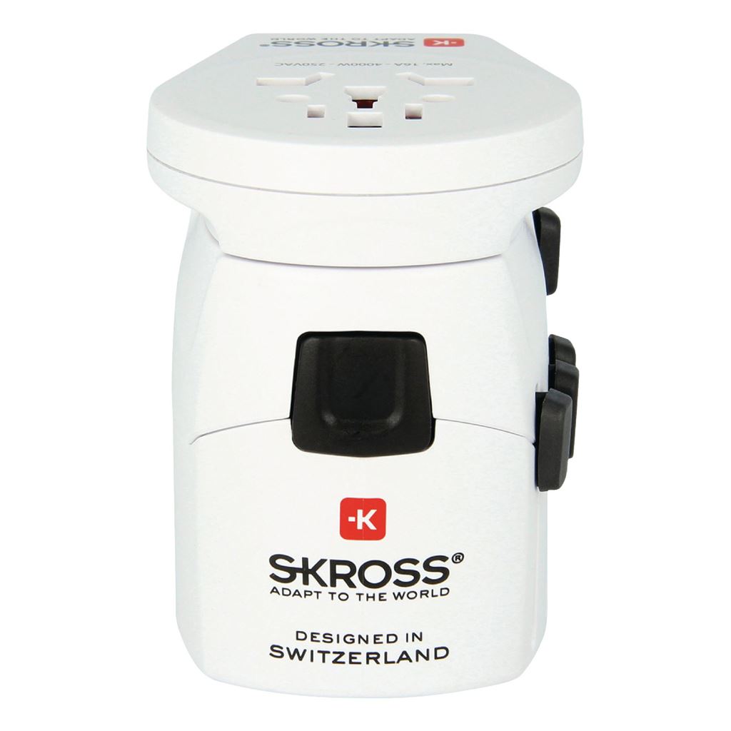 Skross Travel Adapter World PRO USB Earthed 1.302535 Travel Adapter