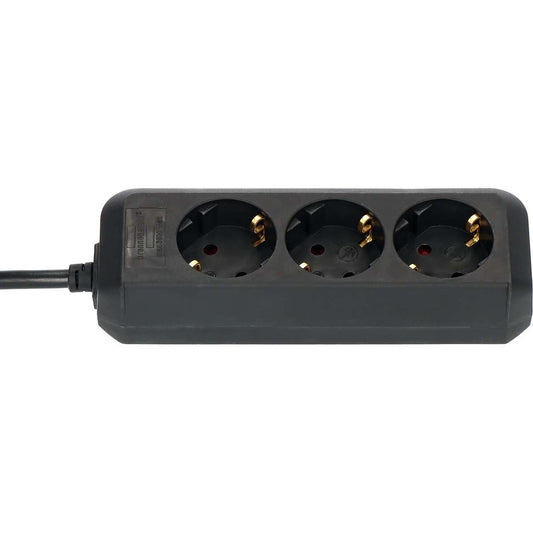 Brennenstuhl Eco-Line 3-way power strip (distribution box & 1.5m cable)
