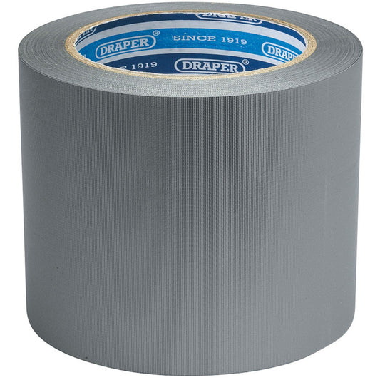 Draper 33M x 100mm Grey Duct Tape Roll TP-DUCT/A - 49433