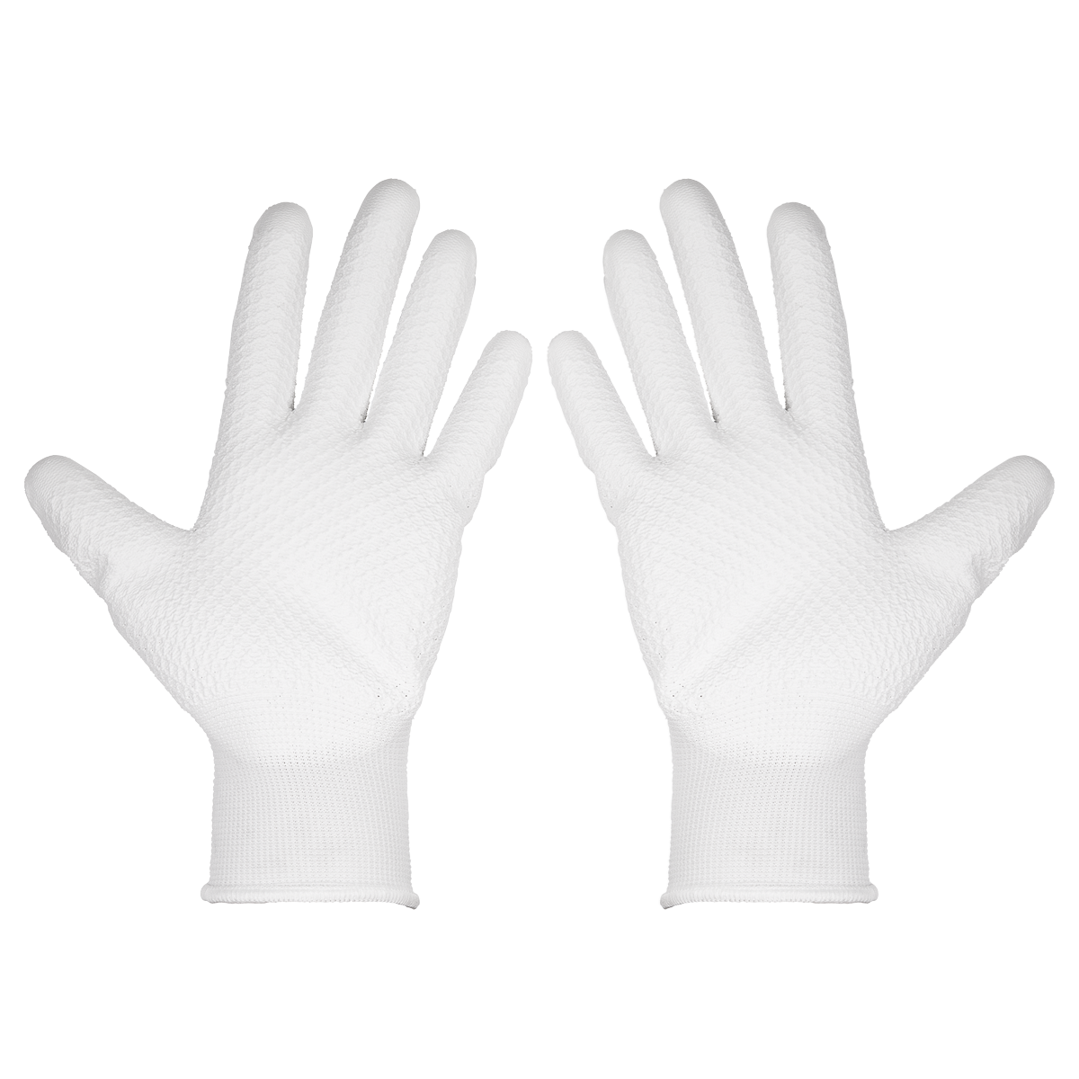Worksafe White Precision Grip gloves - (X-Large) - Pack of 6 Pairs SSP50XL/6