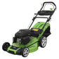 Dellonda Self Propelled Petrol Lawnmower Grass Cutter with Height Adjustment & Grass Bag 171cc 20"/51cm 4-Stroke Engine DG102