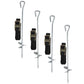 Dellonda Heavy Duty Trampoline Anchor Kit 4pc Ground Pegs Universal Fitting DL70