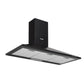 Baridi Cooker Hood, Chimney Style with Carbon Filters 90cm - Black DH59