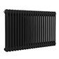 Baridi Horizontal Traditional 2 Column Radiator 600 x 1012mm � Black DH364