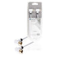 Konig Coax cable 100 dB coax male angled to female angled 2m white - CSBW40010WT20