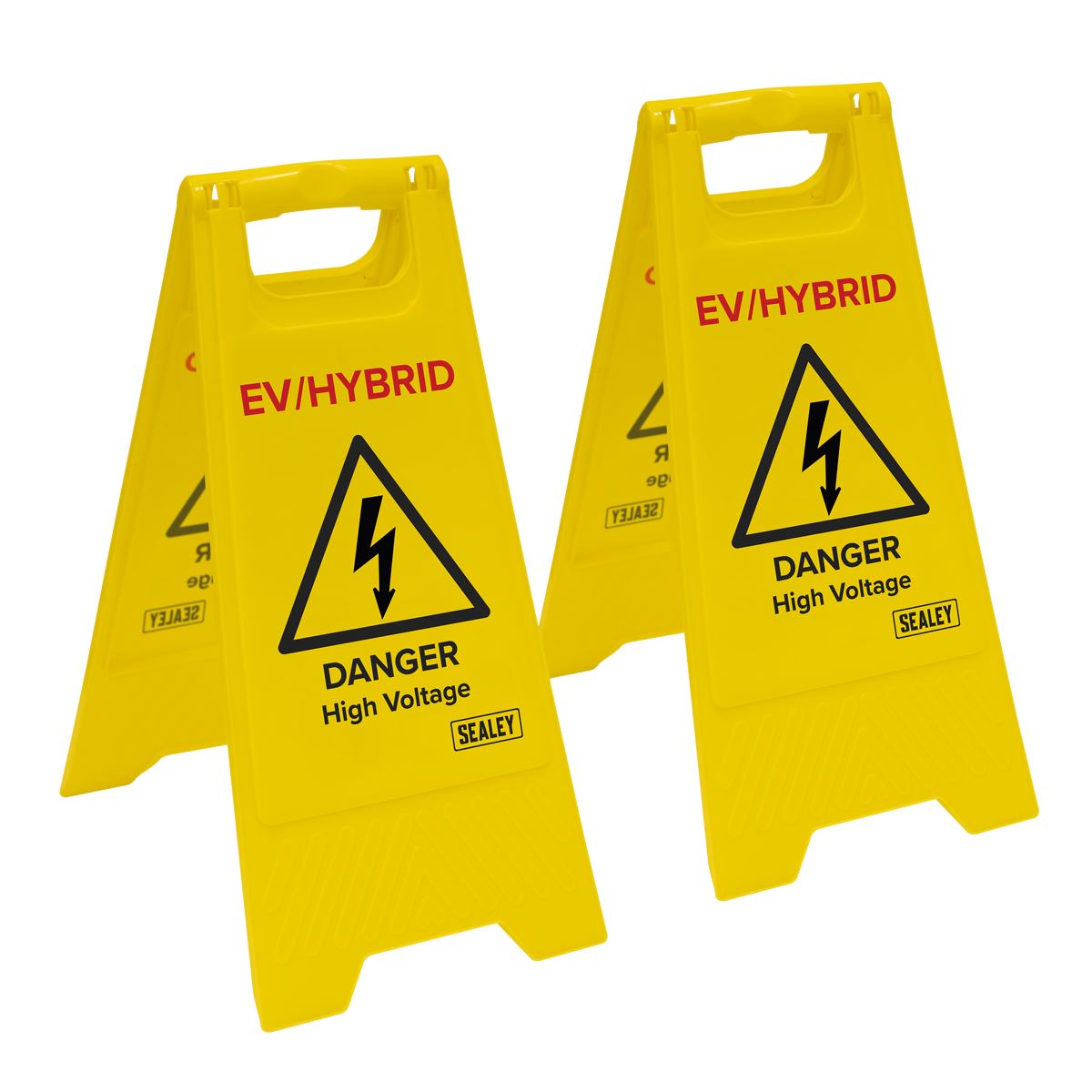 Sealey EV/Hybrid Floor Warning Signs - Pack of 2 EV19