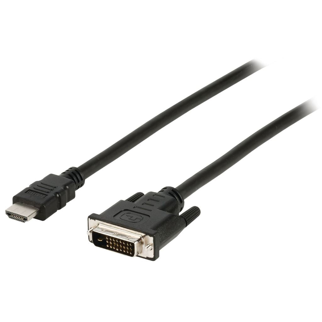 Glaxio HDMI to DVI cable HDMI Connector to DVI-D 24+1-pin male 5m black - CCGP34800BK50