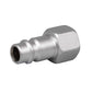 Sealey High Flow Screwed Adaptor Female 1/4"BSPT - Pack of 5 ACH18