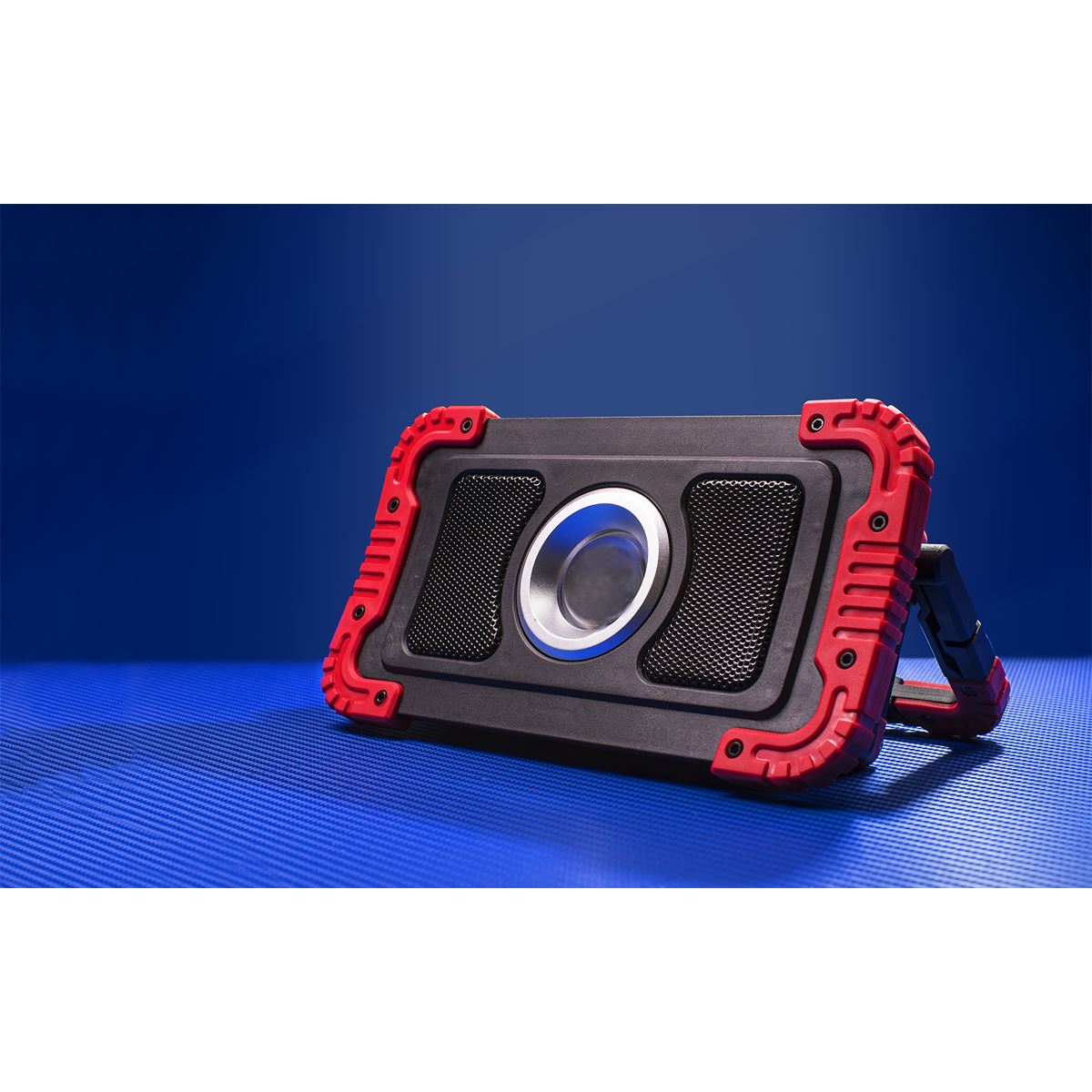Sealey 20W COB LED R/Charge Wireless Speaker Work Light& Power Bank LED100WS