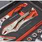 Sealey Premier Locking Pliers & Adjustable Wrench Set with Tool Tray 4pc TBT59