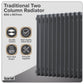 Baridi Horizontal Traditional 2 Column Radiator 600 x 607mm � Anthracite DH357