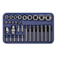 Sealey TRX-Star* Socket & Bit Set 30pc 1/4", 3/8" & 1/2"Sq Drive AK619