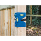 Draper Rigid Post / Pipe Level with Elastic Band 2-Horizontal & 1-Vertical Vials - 75042