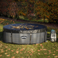 Dellonda 2-4 Person Inflatable Hot Tub Spa with Smart Pump - Rattan Effect DL90