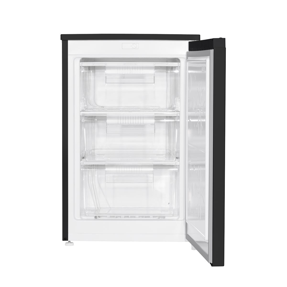 Baridi 55cm Undercounter Freezer with Adjustable Thermostat, 85L - Black DH251
