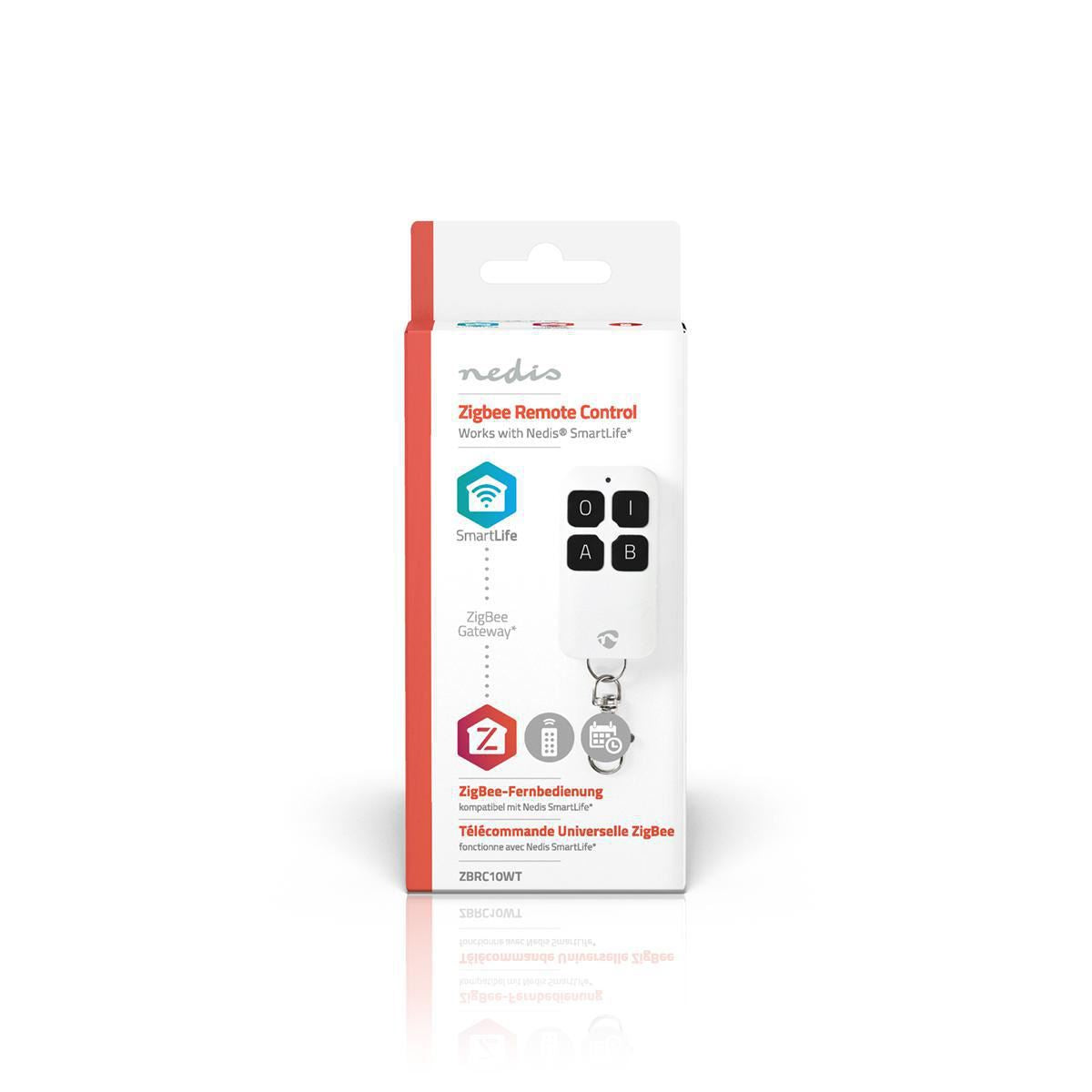 Nedis Smart Remote Contoller ZigBee 4 Buttons Battery included White - ZBRC10WT