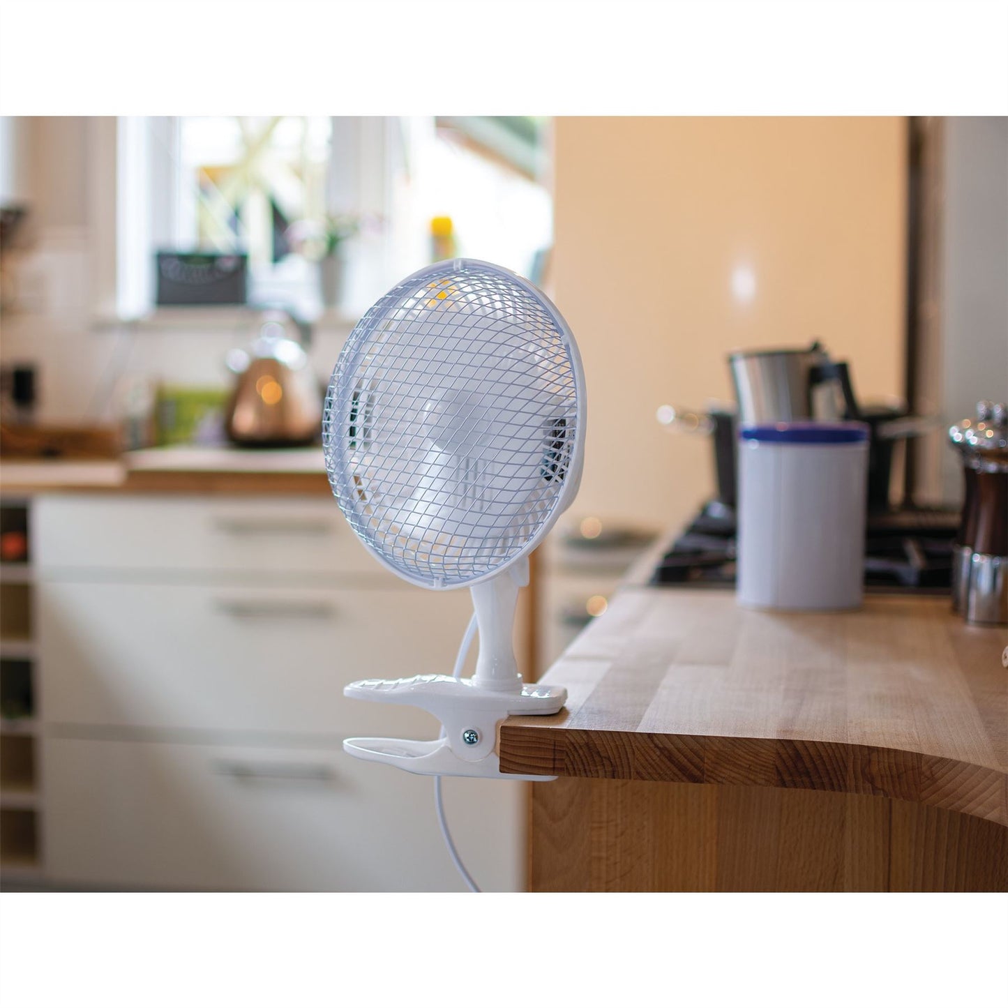 Draper 6" Clip-On Desk Fan (150mm) FAN1B - 08710