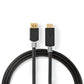 Nedis DisplayPort Cable DisplayPort Male HDMI Connector 8K@60Hz Gold Plated 2m