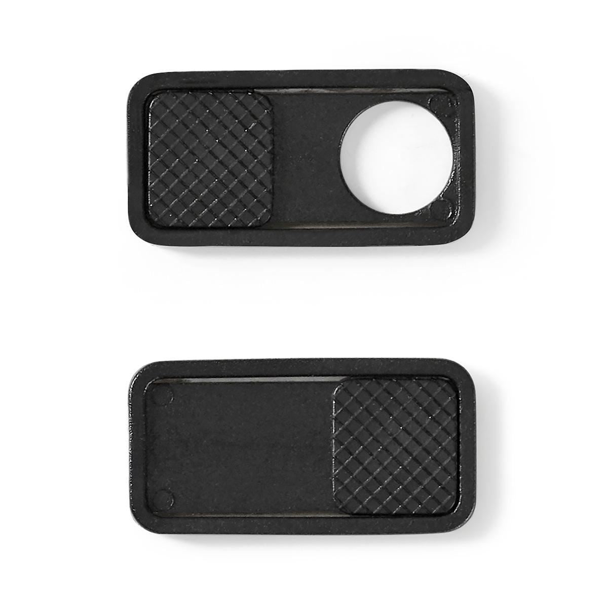 Nedis Privacy Cover For Notebooks and Tablets Quick Installation 3-Pack Black - PRIVWCC15BK3