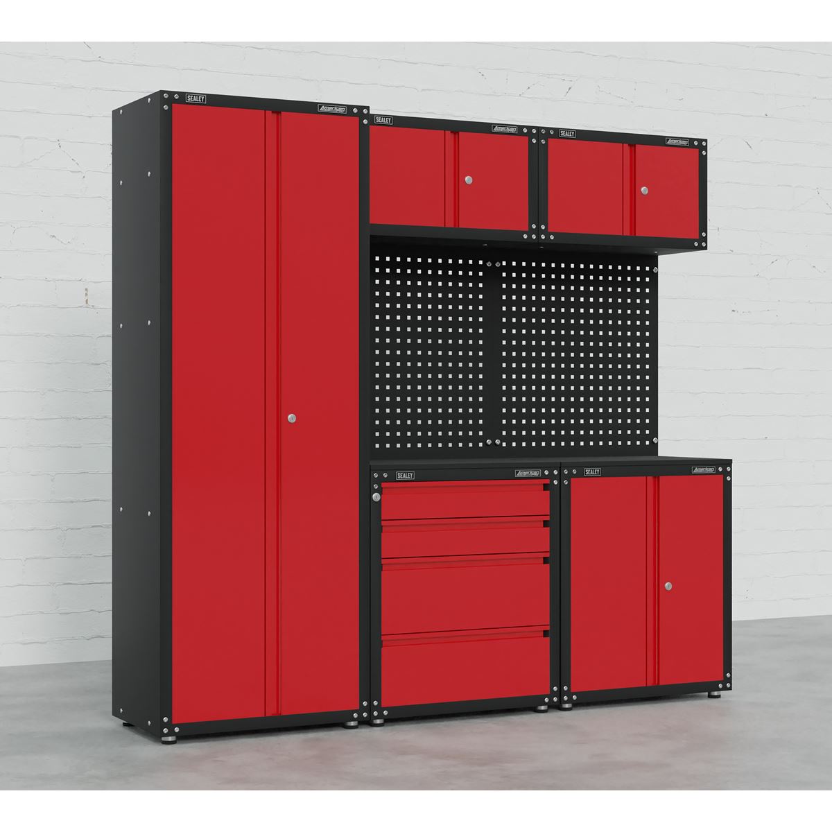 Sealey American Pro 2.0m Storage System APMS80COMBO3