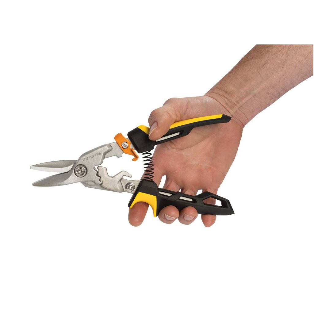 Fiskars PowerGear aviation snip straight