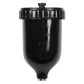 Sealey UV Paint Spray Gun Pot with Brass Fitting 600ml - Black PC02