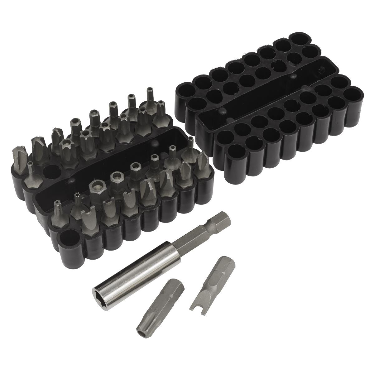 Sealey Security Bit & Magnetic Adaptor Set 33pc AK614