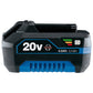 Draper 20V Li-ion Battery Power Interchange Range 2.0AH Storm Force Long Lasting - 89433