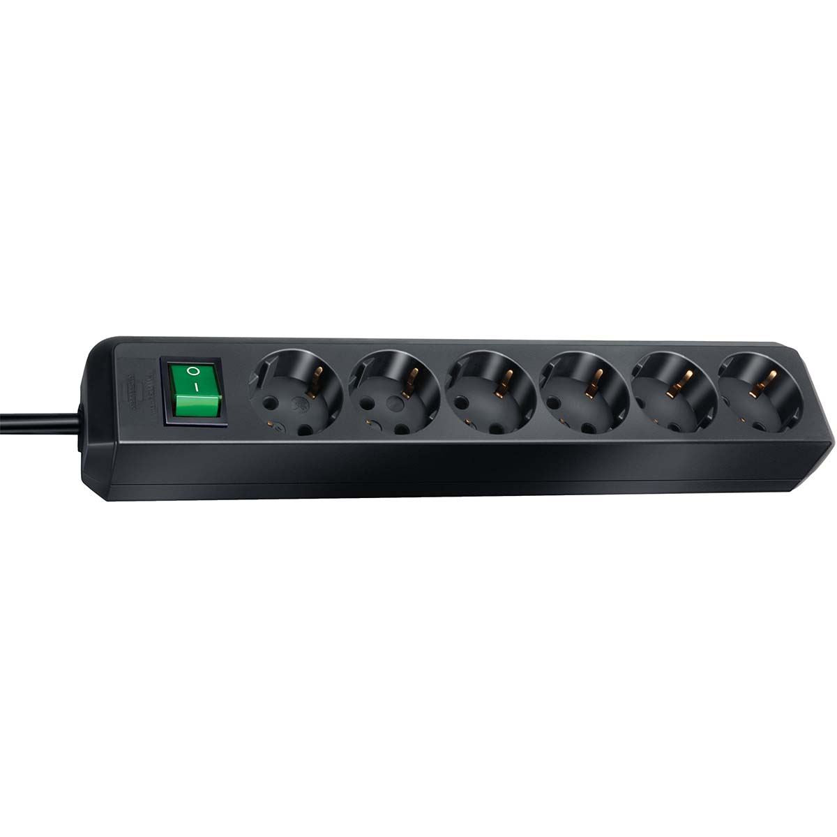 Brennenstuhl Eco-Line 6-way power strip distribution box with switch+1.5m cable