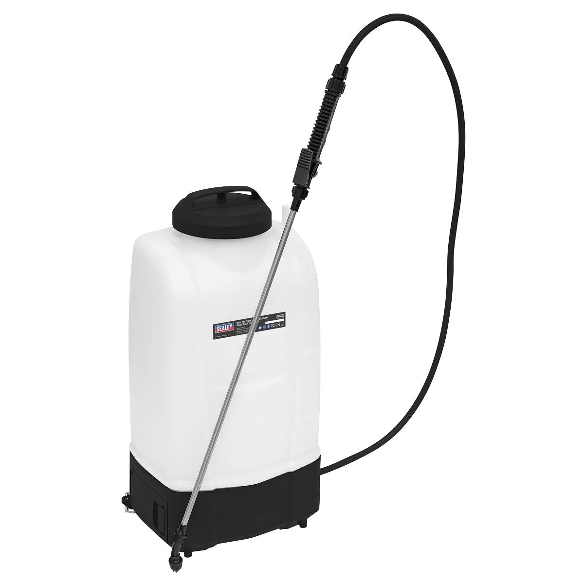 Sealey Cordless Garden Backpack Sprayer 20V SV20 Series 15L 2 Batteries CP20VGBSKIT