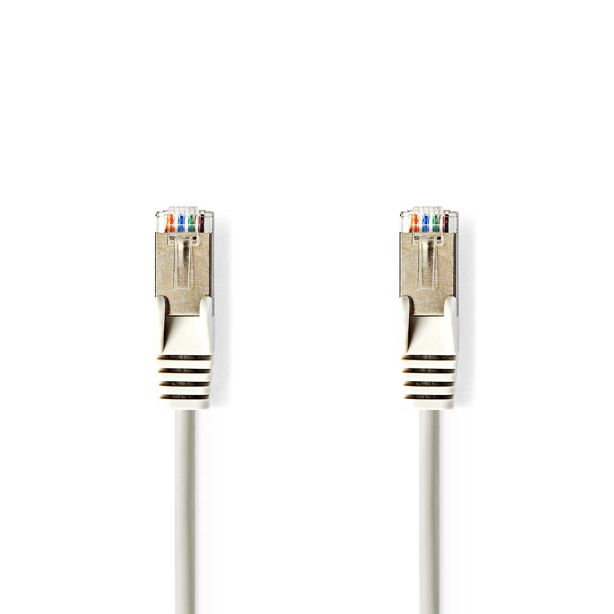 Nedis CAT5e Cable SF/UTP RJ45 Male to Male 1.5m Round PVC Grey (CCGL85121GY15)