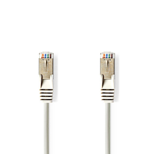 Nedis CAT5e Cable SF/UTP RJ45 Male to Male 1.5m Round PVC Grey (CCGL85121GY15)