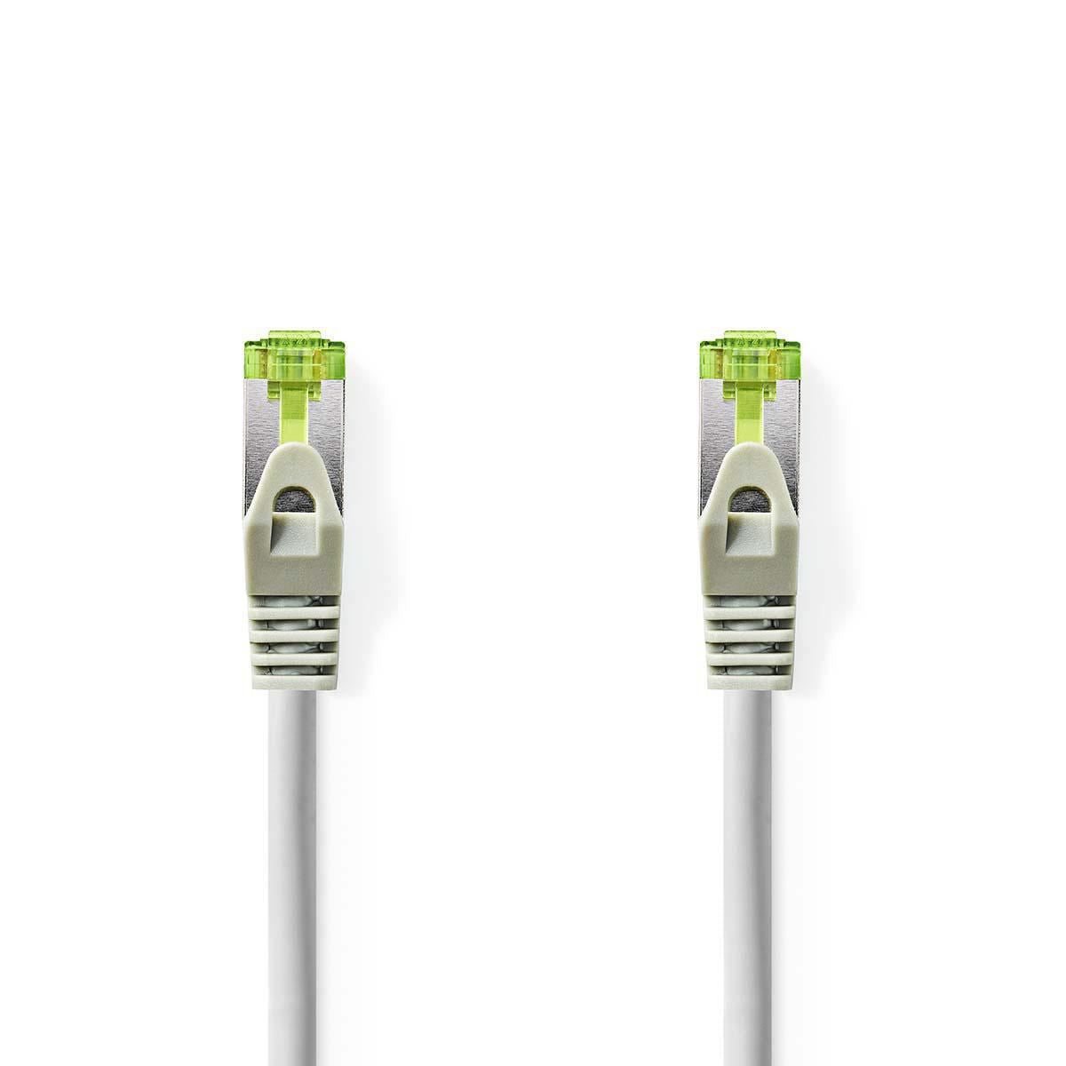 Nedis Cat 7 PiMF Network Cable RJ45 Male to RJ45 Male 0.5m Grey CCGP85420GY05