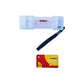 9 Super Bright LED Glow In Dark Torch Luminous Casing Flashlight Camping Pocket - S8003