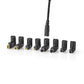 Nedis Notebook Adapter Universal 8 Connectors 90W Output 15V to 20V/6 A (Max.) - NBAU9001FBK