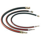 Draper 600mm 1/4" BSP Air Line Whip Hose with Male Fittings for Compressor Tools - 54438