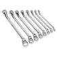 Sealey Deep Offset Ring Spanner Set 8pc Metric S0405