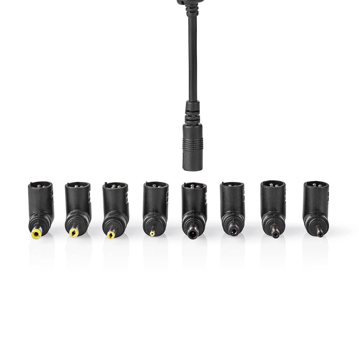 Nedis Notebook Adapter Universal 8 Connectors 45W Output 9.5V to 20V/3 A (Max.) - NBAU4501FBK
